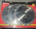 3PC Sears Craftsman Usa Nos 10 Saw Blades 29285 Carbide Table New. Price: $40.00.
