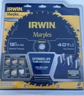 Irwin Marples 12 General Purpose Carbide 40 Teeth Saw Blade 1807382 New. Price: $17.67.