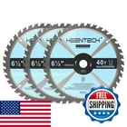 Keentech 6-1/2 Inch Circular Saw Blade 40T By 5/8 Bore For Cutting Plywood Mdf New. Price: $32.86.