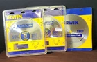 Lot Of 3 New Irwin Marathon 10" And 180T Carbide Circular Saw Blades Open. Price: $74.95.