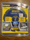 Irwin 4935473 7-1/4" X 4T Fiber Cement Board Diamond Tipped Circular Saw Blade New. Price: $49.99.