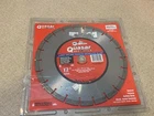 New Quasar Laser Welded Premium Segmented Blade In. Saw 12" Concrete Wet Dry. Price: $65.00.