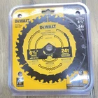 Dewalt 6-1/2" (24T) Saw Blade ,framing, #DWA161224 Free Shipping New. Price: $15.30.