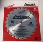 Milwaukee 48-40-4160 10" X 24 Carbide Teeth Circular Saw Blade (carded) New. Price: $15.00.