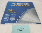 Mastec 12" 305MM Aluminum Cutting Tct Saw Blade Used. Price: $30.00.