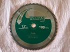 Tomax 12" 100 Tooth, Aluminum / Plastic Saw Blade With 1" Arbor Hole, Free Shipp Used. Price: $45.00.