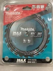 Makita B-62963 6-1/2"D 5/8" Max Efficiency Carbide Tipped Saw Blade 25 Teeth New. Price: $18.67.