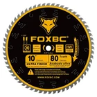 Foxbc 10-INCH Table Saw Blade, 80-TOOTH, Ultra Finish Wood Cutting, 5/8-INCH Arb New. Price: $55.11.