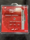 Milwaukee 49-93-7125 Diamond Universal Segmented Saw Blade, 9" New. Price: $73.99.