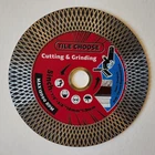Uxcell Diamond Porcelain Tile Saw Blade 5" Super Thin Cutting Disc Open. Price: $18.99.