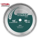 Tomax 10-INCH 80 Tooth Atb Fine Finish Saw Blade With 5/8-INCH Arbor New. Price: $44.81.