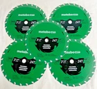 (5) Metabo Hpt Framing 7-1/4 Inch 24-TOOTH Saw Blades 115757M (new) Pack. Price: $44.95.