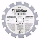 1/4" Remodeling Saw Blade Vermont American No. #27350 Carbide Teeth 14T New. Price: $19.99.