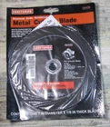 Craftsman Metal Cut-off Blade 964539 Aluminum Oxide Reinforced 7" 1/8" New. Price: $15.00.