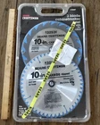 New Old Stock Vintage Sears Craftsman 9 32447 Saw Blades 10" Carbide Tipped. Price: $95.00.