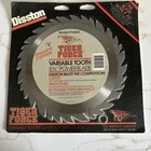 Disston Tiger Force 1/4" Variable Tooth Circular Saw Blade. Model: VT32814 New. Price: $25.00.