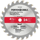 Porter-cable 4-1/2-INCH Circular Saw Blade, 24-TOOTH (PC412TCT) Open. Price: $17.00.