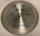 Black & Decker Contractor's Chrome 10" Plated Saw Blade Free Shipping Used. Price: $17.95.