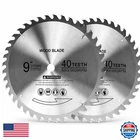 Wadoy 9 Inch Table Saw Blade 2 Pack 40T Carbide Tipped Circular 5/8 New. Price: $30.89.