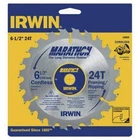 Irwin Tools Marathon Carbide Cordless Circular Saw Blade, 6 1/2-INCH, 24T, New. Price: $19.99.