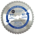 7-1/4" 40 Tooth Tct Saw Blade For Steel/metal New. Price: $22.99.