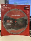 Saw Blade 60T 5/8 Arbor, Craftsman CMAS21060 New 254 Mm Fine Finish Carbide. Price: $20.50.