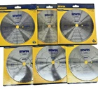 Six ( 6) Irwin 11840 7-1/4" 140T Steel Circular Saw Blades Wood Veneer Plastic New. Price: $55.00.