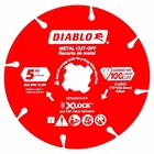 Diablo DDX050DIA101F 5IN Diamond Rimmed Metal Cut-off Disc X-lock 7/8IN New. Price: $23.14.