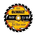 Dewalt DWAW71424 Elite 7-1/4 X 24-TOOTH Carbide Circular Saw Blade (10-PACK) New. Price: $84.50.