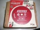 Diablo D0641VPX 1/2" 40 Teeth Circular Saw Blade 2X New. Price: $35.00.