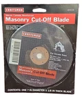 Craftsman 7" Masonry Cut Off Blade Silicon Carbide Reinforced 24 Grit 64538-NIP New. Price: $19.99.