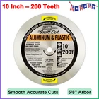 Ivy Classic 10 Inch 200 Tooth Circular Saw Blade For Aluminum & Plastic Cutting New. Price: $46.73.