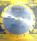 Dewalt Carbide Circular Saw Blade 3/8 Inch 16T Construction DW9055 New N.o.s.. Price: $8.00.