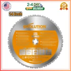 Evolution Power Tools 14 In. 36-TEETH Multi-material Cutting Saw Blade New. Price: $121.25.