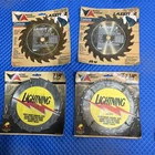 New 7 1/4 Vermont American Laser X2 20 Tooth Lightning 24 Us Saw Blades. Price: $39.95.