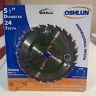 Oshlun 3/8" Teeth Wood Cutting Professional Grade Arbor Blade SBW-054024 New. Price: $24.99.