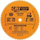 Cmt Orange Tools Itk Plus 12" Fine Finish Saw Blade, 72 Teeth, 1" Arbor, Alt New. Price: $57.67.