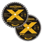 Angelsword 12 Inch Miter Saw Blade Pack 40T Ripping Cross Cutting 60T Fine New. Price: $72.24.