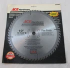 Carbide Circular Saw Blade 10" Dia 60 Tooth Fine Finish ACE28909 Made Usa New. Price: $19.99.