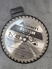 Avanti 7-1/4 In. X 40-TOOTH Finish Circular Saw Blade New. Price: $13.99.