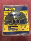 IRWIN-14233 10IN. 24T Marathon Circular Saw Blade Nos New. Price: $17.99.