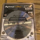 Avanti 5-1/2" Cordless Steel Saw Blade Osb/plywood New. Price: $15.95.