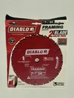 Diablo D0724P 7-1/4 Inch 24-TEETH Tracking Point Framing Saw Blade New. Price: $29.99.