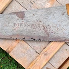 Disston D-8 Saw, 28IN Steel Blade, Wood Handle, 5IN Wide Used. Price: $59.00.