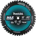 Makita 10IN 45T Carbide-tipped Max Efficiency Miter Saw Blade New. Price: $55.99.