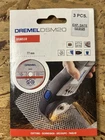 Dremel 3PCS Saw-max 3" Metal Cut-off Wheel Disc DSM510C Exp: 02/26 New. Price: $39.97.