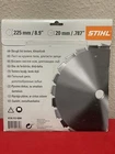 Stihl Circular Saw Blade Chisel Tooth 225MM 4110 713 4204 New. Price: $48.99.