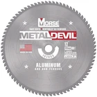 Mk Morse CSM1280FNFC 12IN 80T Non-ferrous Aluminum Circular Saw Blade New. Price: $112.76.