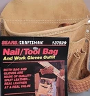 Vintage Sears Craftsman Leather Tool Nail Belt Bag W/ 937529 New Old Stock. Price: $28.89.