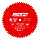 Diablo Fine Finish Saw Blade For Wood Ultra-smooth Cuts 60 Hi-atb Teeth 10 New. Price: $56.99.
